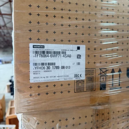 AC Servo Motor SIEMENS 1FT6064-6WF71-4SA0 Industrial