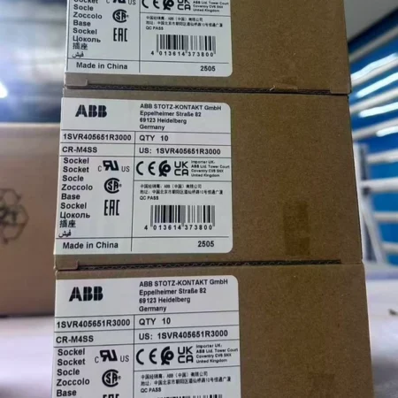 Relay Socket ABB CR-M4SS 1SVR405651R3000 for Control