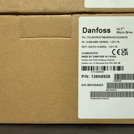 Danfoss FC-051PK37T4E20HXXXCXXXSXXX 136N8926 VFD