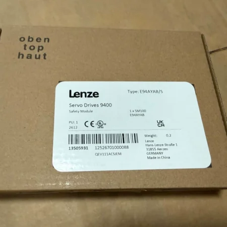 LENZE E94AYAB/S Servo Drive Safety Module for Automation