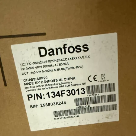 Danfoss FC-360H2K2T4E20H2BXCDXXSXXXXALBX 134F3013 Variable Frequency Drive
