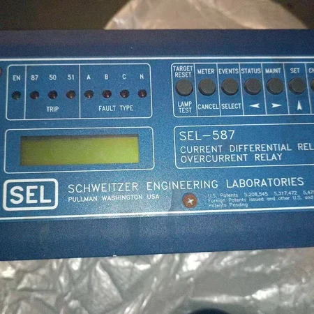 SEL SEL-587 Relay for Industrial Motor Protection Systems