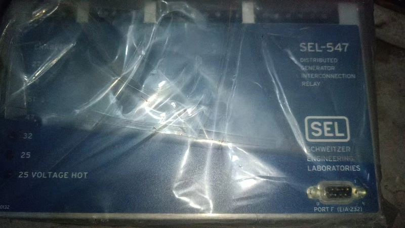 SEL SEL-547 Distributed Generator Intertie Relay Protection 1 SEL SEL-547 Distributed Generator Intertie Relay Protection