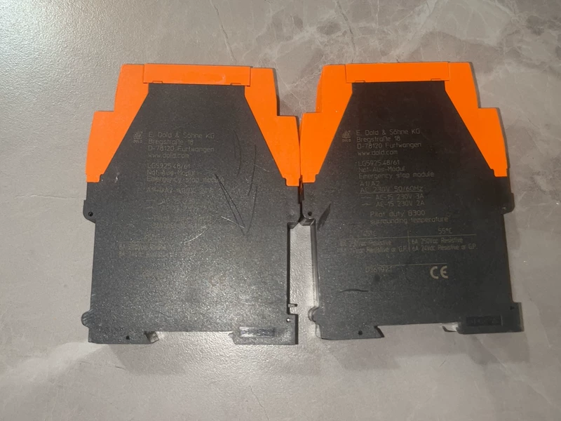Safety Relay Module DOLD LG5925.48/61 Emergency Stop Unit 1 Safety Relay Module DOLD LG5925.48/61 Emergency Stop Unit