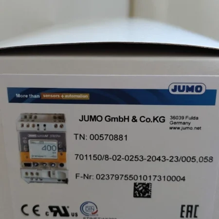 Temperature Controller JUMO 701150/8-02-0253-2043-23/005,058