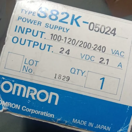 Omron S82K-05024 Power Supply for Factory Automation