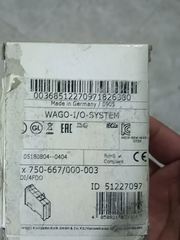 WAGO 750-667/000-003 Digital I/O Module for Automation 1 WAGO 750-667/000-003 Digital I/O Module for Automation