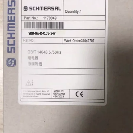 Industrial Safety SCHMERSAL SRB-NA-R-C.33-24V 1170049