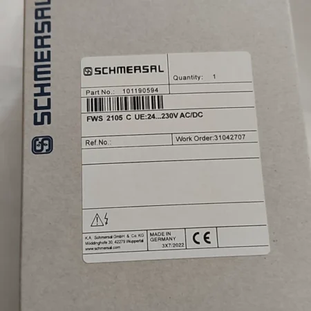 Safety Relay SCHMERSAL FWS 2105 C 101190594 for Machines