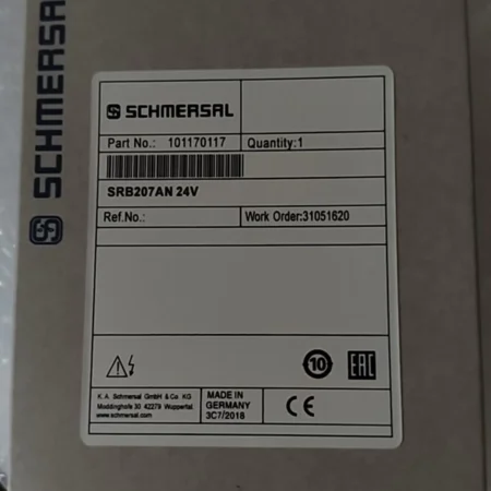 Industrial Safety SCHMERSAL SRB207AN 101170117 Relay