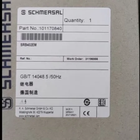 SCHMERSAL SRB402EM 101170840 Safety Relay Module 24V