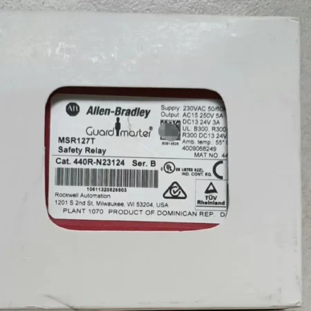 Allen-Bradley 440R-N23124 Safety Relay for Machine Safety