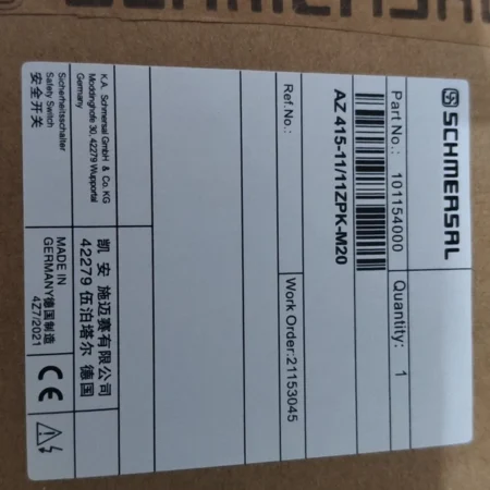 Safety Relay Schmersal AZ 415-11/11ZPKTE-M20 101154000