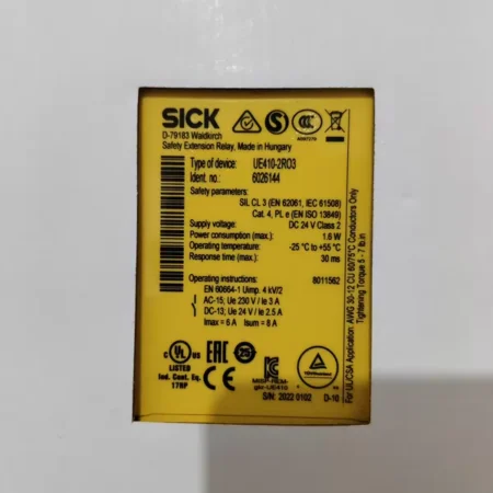 SICK UE410-2R03 6026144 Safety Relay Controller Module