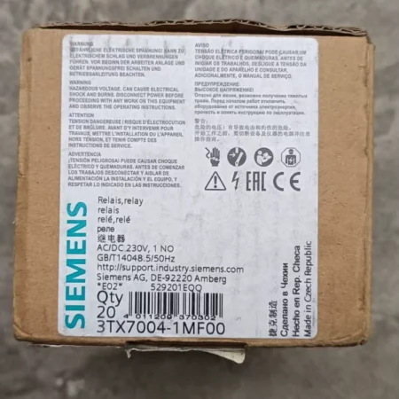 Control Relay SIEMENS 3TX7004-1MF00 for Automation