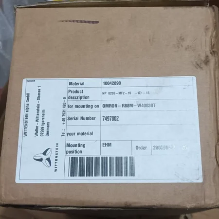 WITTENSTEIN NP 025S-MF2-15-1E1-1S Planetary Gearhead