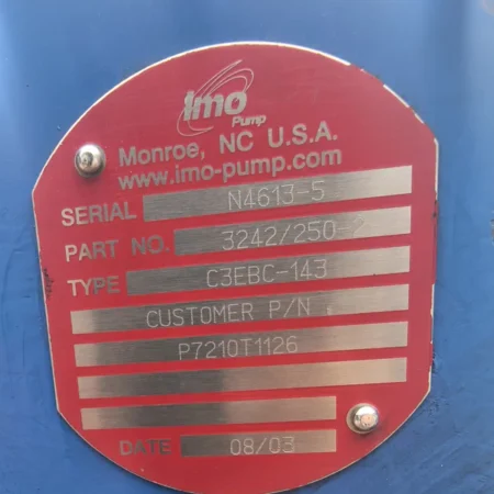 IMO C3EBC-143 Industrial Pump for Reliable Process Flow