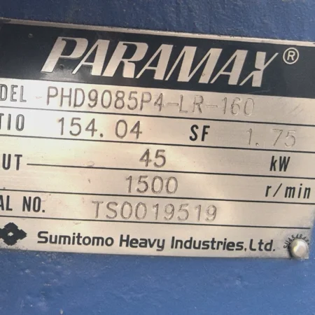 PARAMAX PHD9085P4-LR-160 Gear Reducer Industrial Unit