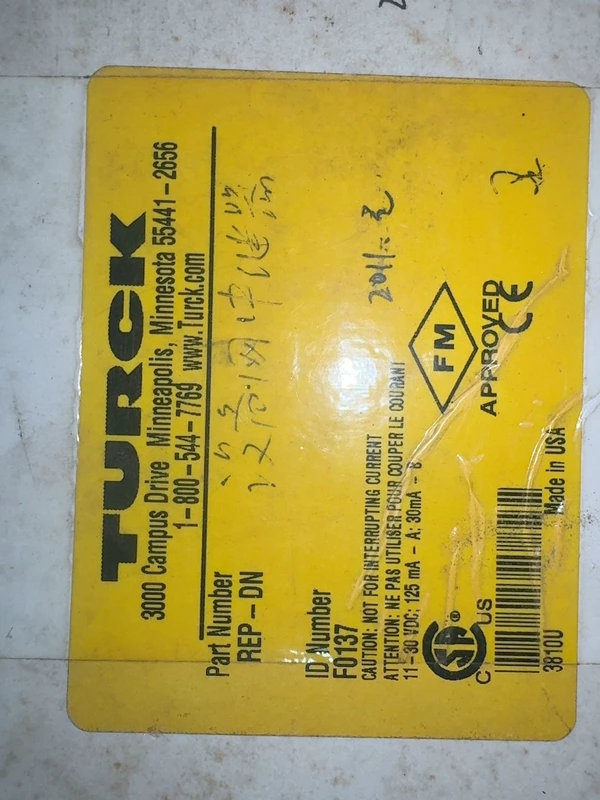 TURCK REP-DN1-800-544-7769 Industrial RFID Sensor Module 1 TURCK REP-DN1-800-544-7769 Industrial RFID Sensor Module