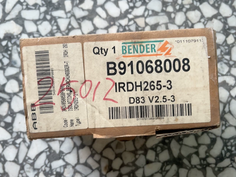 Bender IRDH265-3 B91068008 Insulation Monitor 1 Bender IRDH265-3 B91068008 Insulation Monitor