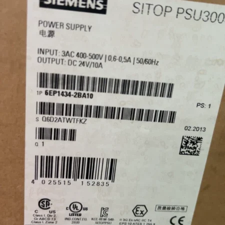 24V DC Power Supply SIEMENS 6EP1434-2BA10 Industrial