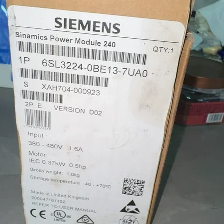 Variable Frequency Drive Siemens 6SL3224-0BE13-7UA0