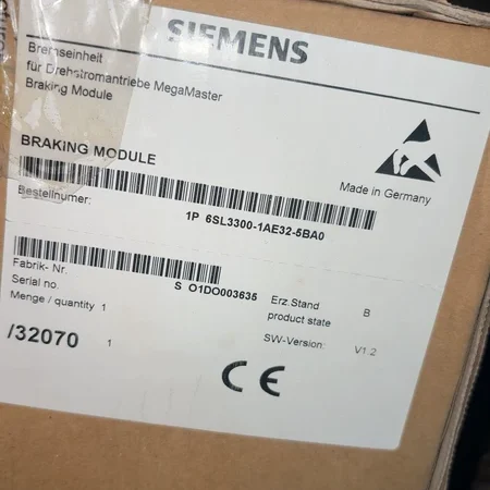 Siemens 6SL3300-1AE32-5BA0 Brake Unit for Industrial Drives