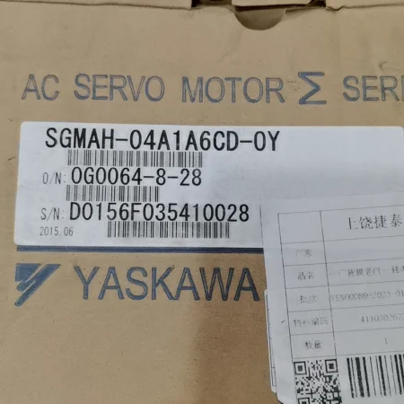 YASKAWA SGMAH-04A1A6CD-0Y Servo Motor 400W for Automation