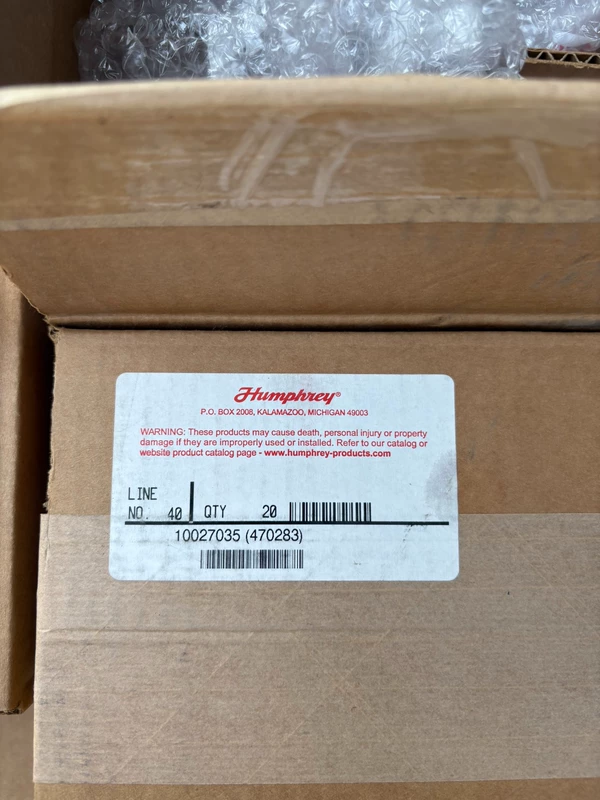 Compact 2-Way Solenoid Valve Humphrey 385 10027035 OEM 1 Compact 2-Way Solenoid Valve Humphrey 385 10027035 OEM