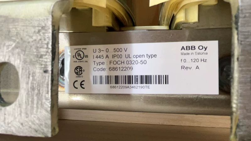 Motor Drive Protection ABB FOCH 0320-50 3ABD68612209 3 Motor Drive Protection ABB FOCH 0320-50 3ABD68612209 - Image 3