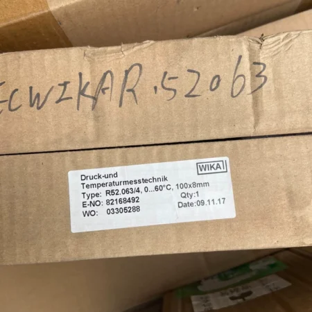 WIKA R52.063/4 Bimetal Thermometer Industrial Gauge