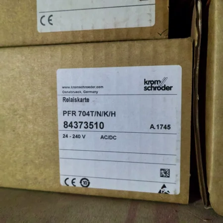 Flame Detection Relay Krom Schroder PFR 704T/N/K/H 84373510