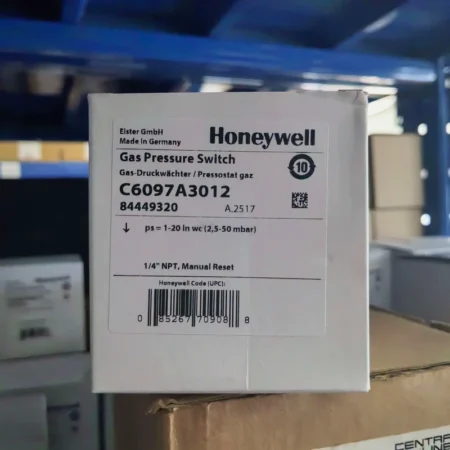 Gas Pressure Switch Honeywell C6097A3012  84449320 Control