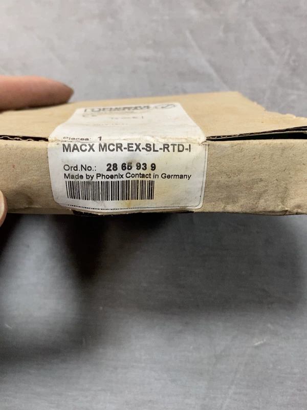 RTD Safety Use Phoenix Contact MACX MCR-EX-SL-RTD-I 2865939 2 RTD Safety Use Phoenix Contact MACX MCR-EX-SL-RTD-I 2865939 - Image 2