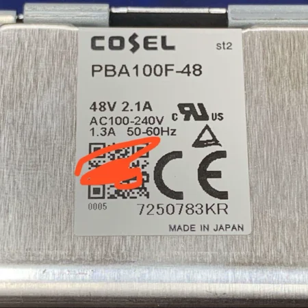 48V Industrial Power Supply Cosel PBA100F-48-N Unit