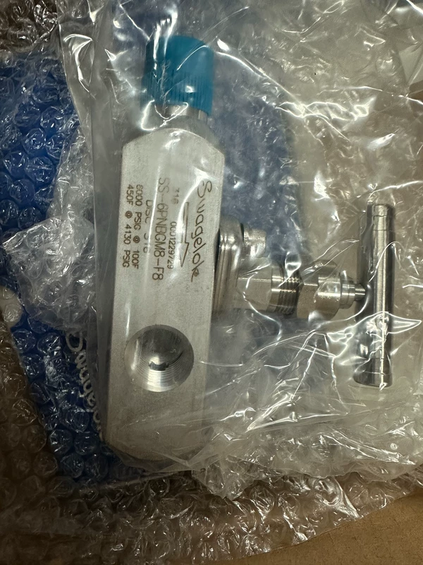 Process Sampling Plug Valve swagelok SS-6PNBGM8-F8 3 Process Sampling Plug Valve swagelok SS-6PNBGM8-F8 - Image 3