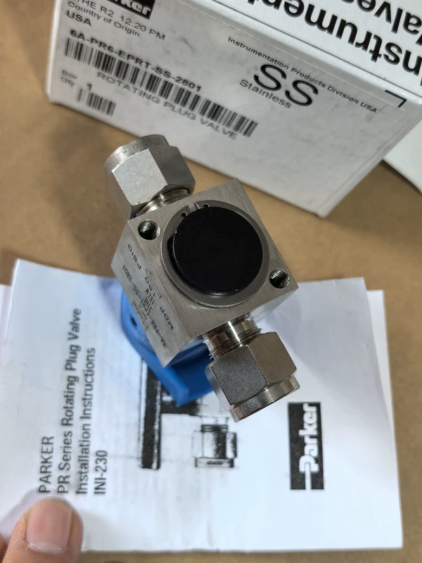 Parker 6A-PR6-EPRT-SS-2801 Plug Valve 3 Parker 6A-PR6-EPRT-SS-2801 Plug Valve - Image 3