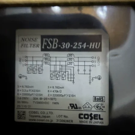 cosel FSB-30-254-HU Pneumatic Ball Valve Industrial