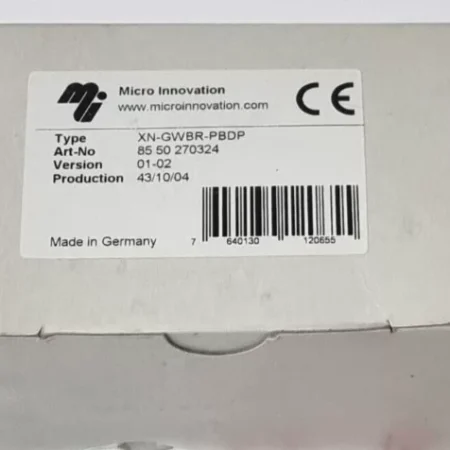 Profibus DP Gateway Micro Innovation XN-GWBR-PBDP for XV I/O