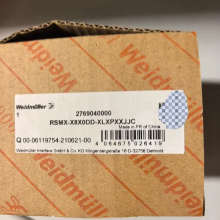 Relay Module Weidmuller RSMX-X8X0DD-XLXPXXJJC DIN Rail