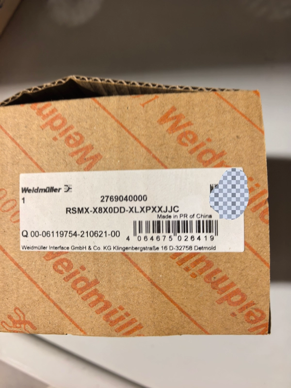 Relay Module Weidmuller RSMX-X8X0DD-XLXPXXJJC DIN Rail 1 Relay Module Weidmuller RSMX-X8X0DD-XLXPXXJJC DIN Rail
