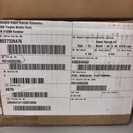 Control Module REXROTH XCS2-W0023ARN-01AETTONNNN R914505209