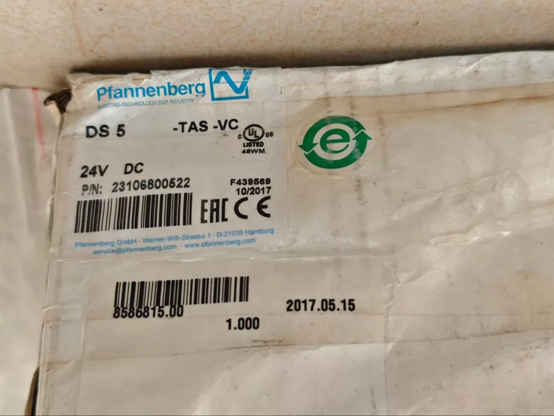Filter Fan Pfannenberg DS5-TAS-VC 23106800522 for Cabinets 1 Filter Fan Pfannenberg DS5-TAS-VC 23106800522 for Cabinets
