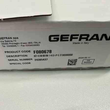 GEFRAN KE1-8-M-B01M-1-4-D-I-P-E Pressure Sensor