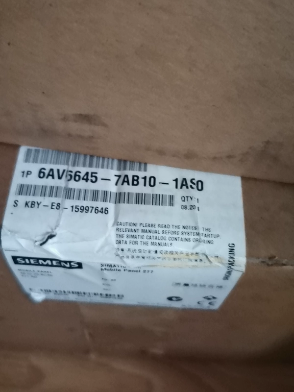 Factory HMI Panel SIEMENS 6AV6645-7AB10-1AB0 for PLC 1 Factory HMI Panel SIEMENS 6AV6645-7AB10-1AB0 for PLC