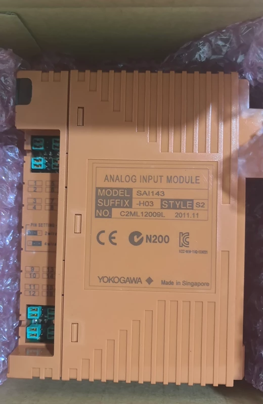 Process Control with YOKOGAWA SAI143-H03 Analog Input 1 Process Control with YOKOGAWA SAI143-H03 Analog Input