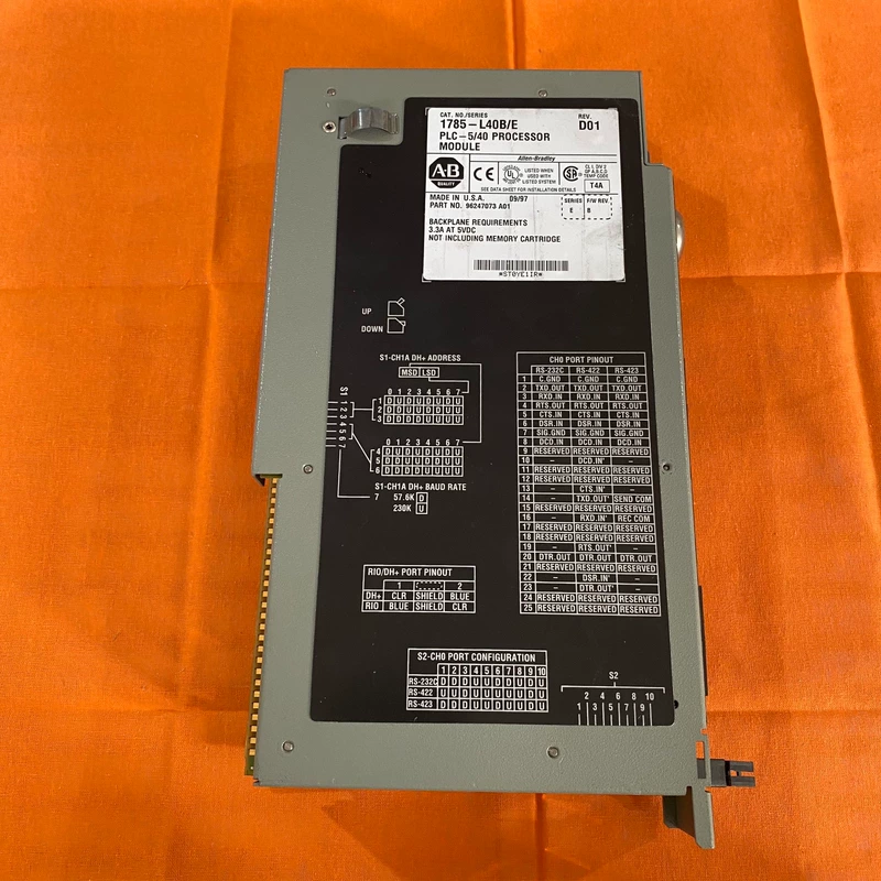 Allen-Bradley 1785-L40B/E PLC-5/40 Processor Module 1 Allen-Bradley 1785-L40B/E PLC-5/40 Processor Module