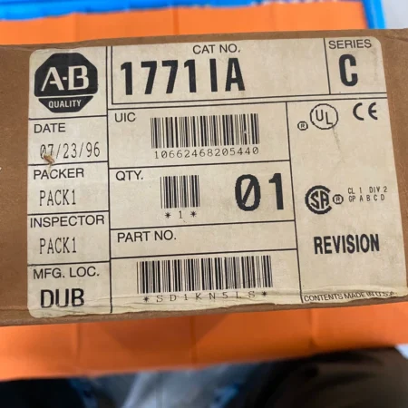 AC/DC Discrete Input Module Allen-Bradley 1771-IA 8-Channel