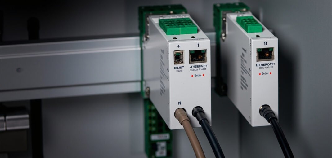 Beckhoff EtherCAT Coupler Configuration: EK1122 Dual RJ45 Port Network Setup, Te