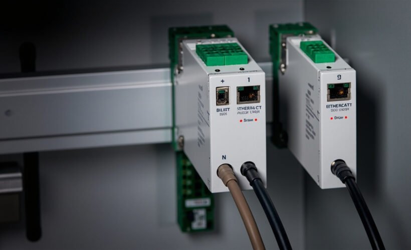 Beckhoff EtherCAT Coupler Configuration: EK1122 Dual RJ45 Port Network Setup, Te